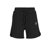 JACK & JONES Men's Jpstriley Sweat Shorts Sn AUT SweatShorts, Black, M