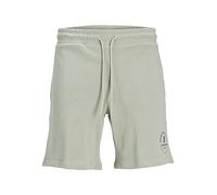 JACK & JONES Men's Jpstswift Sweat Shorts Sn AUT Sweat Shorts, Desert Sage, M