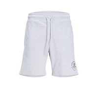 JACK & JONES Mens Swift Sweat Shorts White Melange S