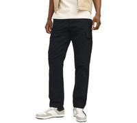 JACK & JONES Mens Cargo Combat Trouser Relaxed Fit Button Fastening Pants for Men UK, Black- 32W / 34L