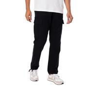Jack & Jones Men's Kane Barkley Loose Cargo Trousers, Black