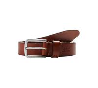 Jack & Jones Mens Leather Belt 3cm Wide Jaclee Black Casual Smart