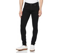 Jack & Jones Mens Liam 014 Original Skinny Fit Jeans Black Dark Stonewash Denim
