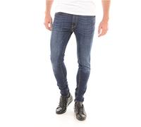 JACK & JONES Mens Liam Jeans, Blue Denim, 176