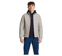 JACK & JONES Men's Lightweight Quilted Jacket Basic Transitional Padded Blouson Hoodless JJERECYCLE, Colours:Beige, Jacket Size:XXL