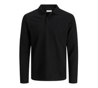 JACK & JONES Mens Longsleeve Polo Long Sleeve Black XXL