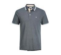 JACK & JONES Men's Male Einfarbig Poloshirt Jjepaulos Polo SS Noos, Stormy Weather, 3XL