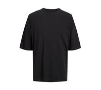 JACK & JONES Men's Male Einfarbig T-Shirt, Black, M