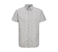 JACK & JONES Men's Jprblasummer Print Shirt S/S Ss24 Sn, White/AOP: Slim fit, S