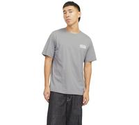 JACK & JONES Men's Male Logo T-Shirt Jjecorp Tee SS O-Neck Noos, Ultimate Grey, M