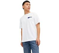 Jack & Jones T shirt JJECORP LOGO TEE PLAY SS O-NECK in White EU M