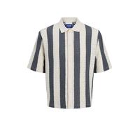 JACK & JONES Men's Male Strukturiert Poloshirt Jortyler Knit Ss Polo Sn, Sea Salt 1, M