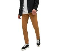 JACK & JONES Mens Marco Bowie Chinos Rubber 32W / 32L