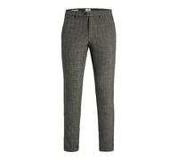 JACK & JONES Mens Marco Conner Tartan Chino Trousers Cumin Check 30W / 32L
