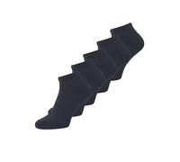 JACK & JONES Men's Jacdongo Socks 5 Pack Noos Socks, Navy Blazer/Detail:Navy blazer - Navy blazer - Navy blazer - Navy blazer, One Size