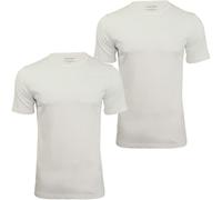 Jack & Jones Mens New 2 Pack V Neck Slim Fit T-Shirt Plain Cotton Tee BNIB