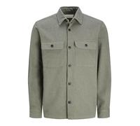 Jack and Jones Men's JJ Structured Overshirt S Green