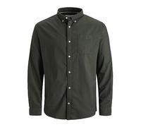 Jack & Jones Mens Oxford Shirt Plus Size, Green, 4XL