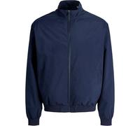 Jack Jones Mens Padded Bomber Jacket Stand Collar Plain Winter Coat UK S-XL