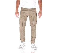 JACK & JONES Mens Paul Cargo Trouser Crockery 32W / 32L