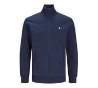 Jack & Jones mens PAULOS SWEAT ZIP PLS Sweatshirt, Navy Blazer, 5XL