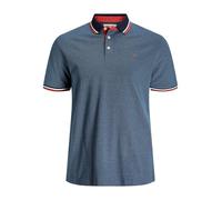 Jack & Jones Paulos Plus Size Short Sleeve Polo Blue 6XL Men
