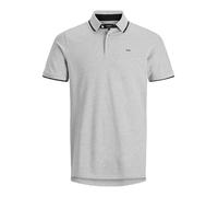 JACK & JONES Mens Paulos Tipped Pique Short Sleeve Polo
