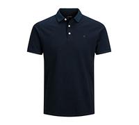 JACK & JONES Mens Paulos Tipped Pique Short Sleeve Polo Dark Navy 5XL