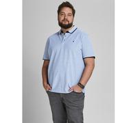 Jack & Jones Mens Paulos Tipped Pique Short Sleeve Polo Shirt Top Plus Size