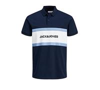 JACK & JONES Mens Pique Polo Shirts Short Sleeve Regular Fit Casual Cotton Golf T-Shirt for Men UK, Size: S to 2XL