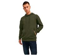 JACK & JONES Mens Plain OTH Hoodie Rosin M