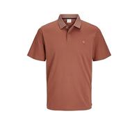 JACK & JONES Men's Male Einfarbig Poloshirt Jprccrodney SS Polo Noos, Redwood Burl, L
