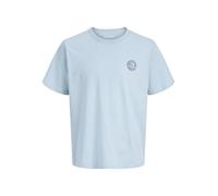 JACK & JONES Mens Alliance Crew Neck T-Shirt Celestial Blue S