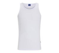 JACK & JONES Men's Plain Tank Top Joracapulco Rib Tank Top, Bright White, M