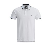 Jack & Jones Mens polo shirt - White Cotton - Size 2XL