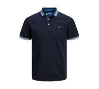 JACK & JONES Mens Poloshirt Polo Shirt, Dark Blue, 6XL Plus UK