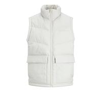 JACK & JONES Mens Puffer Gilet Full Zip Stand up Bodywarmer Quilted Collar Sleeveless Jackets for Men
