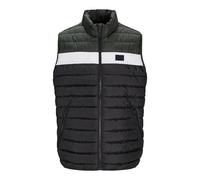 JACK & JONES Mens Puffer Gilet- Warm, Breathable, High Collar, Water-Resistant, Zipper Pocket Outerwear Jacket for Men, Rosin, Size- 2XL