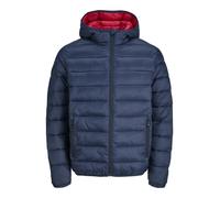 Jack & Jones Mens Puffer Jacket Warm Full Zip Hooded Neck Winter
