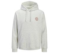 Jack & Jones Mens Pullover Hoodie Kangaroo Pocket - White - Size Large