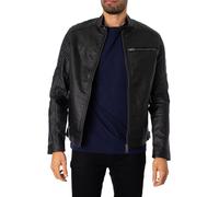 Jack & Jones Men's Jcorocky Noos Jacket, Black (Black Pattern:pu), L UK