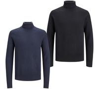 Jack & Jones Mens Roll Neck Jumper Knitted Sweater Pullover Warm