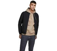 JACK & JONES Mens Rush Bomber Jacket - Black - XX Large