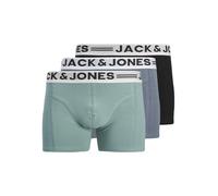 JACK & JONES Men's Sense Trunks 3-pack Boxer shorts Mineral Blue