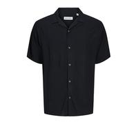 Jack & Jones Jeff Solid Resort Short Sleeve Shirt Black L Men