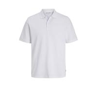 JACK & JONES Mens Short Sleeve Golf Work Casual Pique Plain Polo T Shirts Bright White