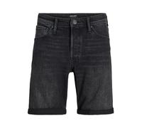 JACK & JONES Mens Shorts Black Denim XS