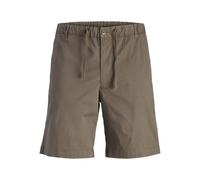 JACK & JONES Mens Shorts, Cotton Everyday Casual Shorts with Drawstring Waist, Comfortable Summer Shorts for Men, Morel Colour, UK Size L