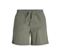 JACK & JONES Mens Shorts, Summer Beach Drawstring Waist Band Casual Shorts with Pocket for Men UK, Green Colour, Size - M