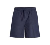 JACK & JONES Mens Shorts, Summer Beach Drawstring Waist Band Casual Shorts with Pocket for Men UK, Night Sky Colour, Size - S